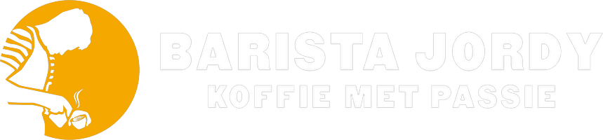 Logo Barista Jordy, koffie met passie